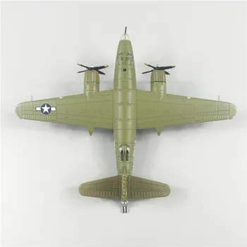 1:144 12cm Lennuk Mudel USA 1943 Martin B-26B Marauder Teise Maailma Sõja Simulatsioon Metallist ja plastikust Diecast hävituslennuk