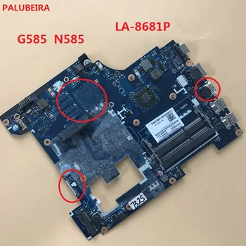 PALUBEIRA LA-8681P Emaplaadi Lenovo G585 N585 Sülearvuti Emaplaadi DDR3 Testitud
