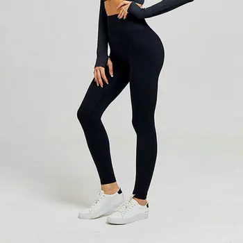 Pluss Suurus XL Oluline Õmblusteta Säärised Naiste Fitness Running Retuusid Jooga Püksid, Kõrge Vöökoht Push Up Sport Venitada Nailon Jõusaal Säärised