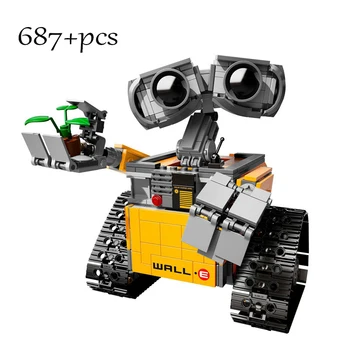 Disney, Star Wars Seeria SEINA E Robot 687Pcs Ideid Mudel, Hoone Komplektid Plokid, Tellised, Hariduse Laste Mänguasjad, Kingitused DIY 16003