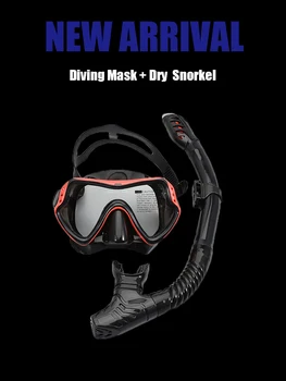 Goexplore Professionaalne Scuba Diving Mask ja Hingamistorud Anti-Fog Prillid, Kaitseprillid, Sukeldumine, Ujumine Lihtne Hinge Toru Komplekt Allvee