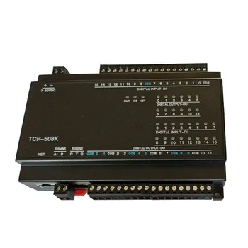 Maxgeek 12DO Relee Väljund 16DI Lüliti Sisend RJ45 Ethernet RS485+232 TCP Moodul Modbus Töötleja TCP-508K