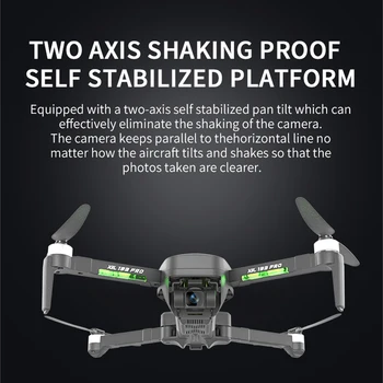 XIL GPS Undamine HD 4K Kaamera 5G WiFi Kahe Telje Gimbal Harjadeta Mootor Kokkuklapitavad Quadcopter 50-Kordse Suurenduse Lennu 25-28 Minutit