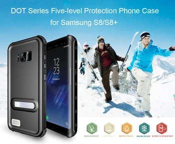 Veekindel korpus Samsung Galaxy S8 9 Pluss Kate 360 Täieliku Kaitse Põrutuskindel Armor Väljas Sukeldumine, Ujumine Telefon juhtudel