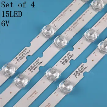 4tk/set LED-Taustvalgustuse Lampide ribad TCL 55F6 55L2 4C-LB5508-HR03J 55HR330M07B2/08A2 V2
