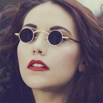 Punk Väike Ring Meeste Päikeseprillid, Prillid Vintage Tooni Oculos Läätsed, päikeseprillid Naistele Gafas Lentes De Sol Mujer UV400