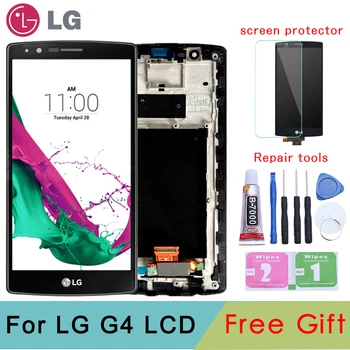 Algne 5.5 tolline Must eraldusvõimet 2560x1440 LG G4 H815 LCD Ekraan, millel on Puutetundlik Digitizer Assamblee LG G4 H815 LCD Testitud Garantii