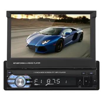 9601 7 Tolline Bluetooth Car AM FM-Raadio Audio-Video MP5 Mängija Rearview Kaamera RDS Tagurdamine Universaalne Auto Navigation Player